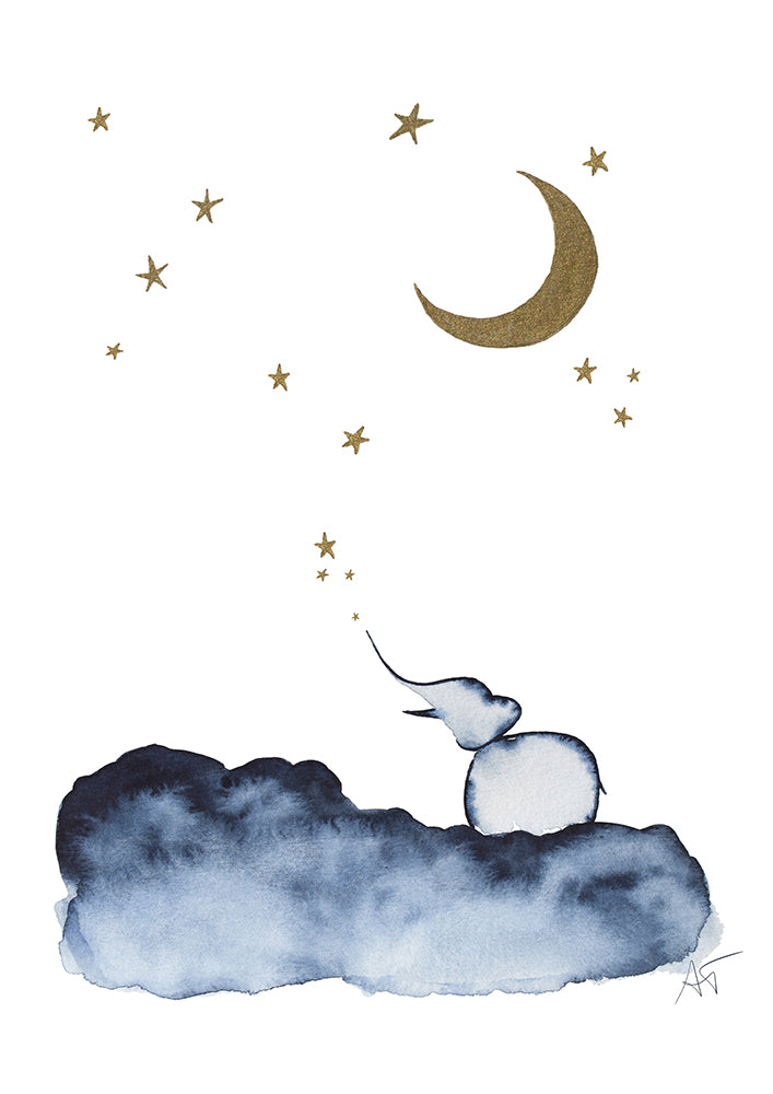 "À tes Souhaits" ♡ Affiche Aquarelle