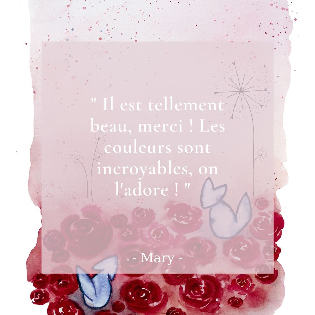"Amour" ♡ Affiche Aquarelle
