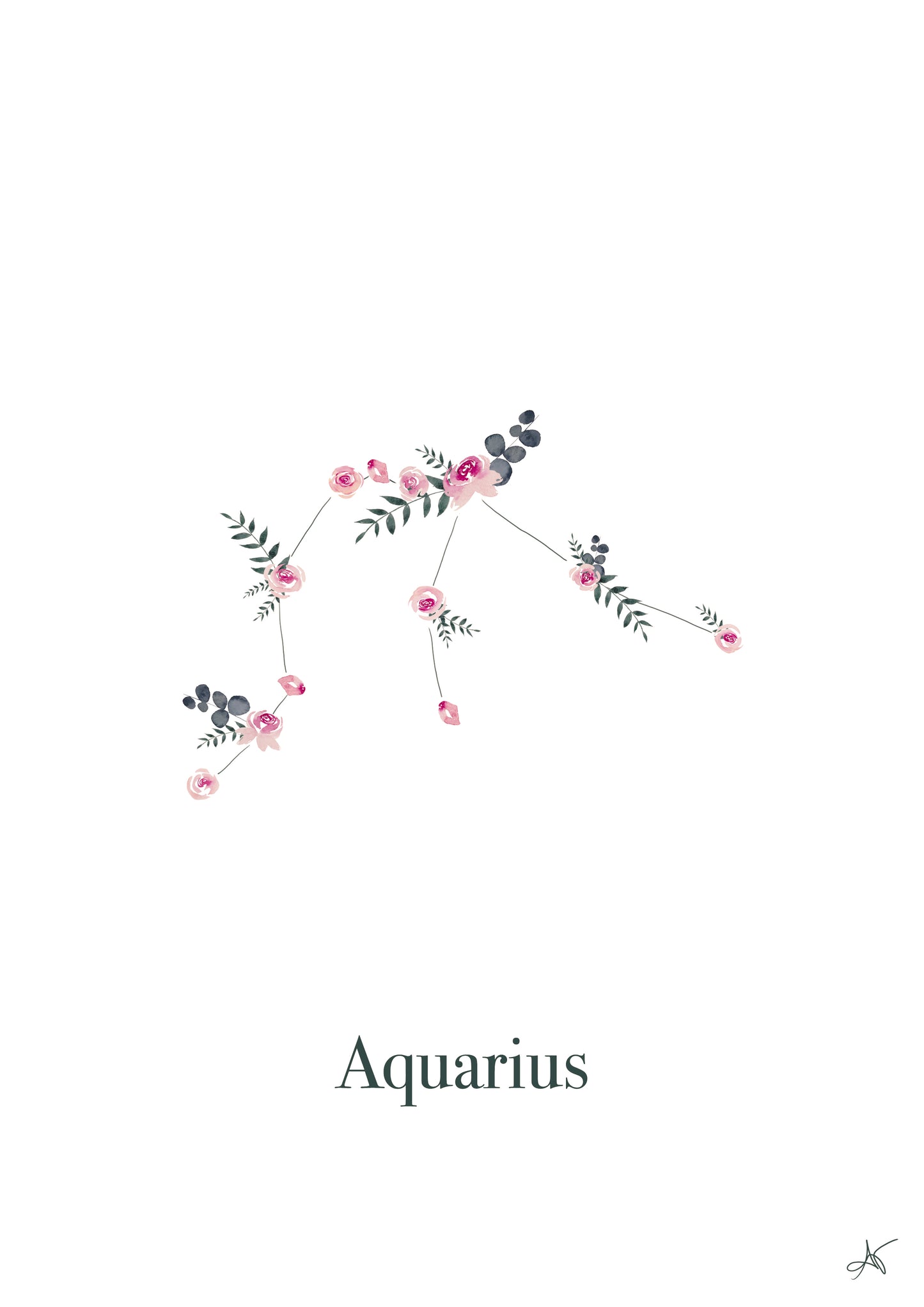 "Aquarius" ♡ Affiche Encadrée