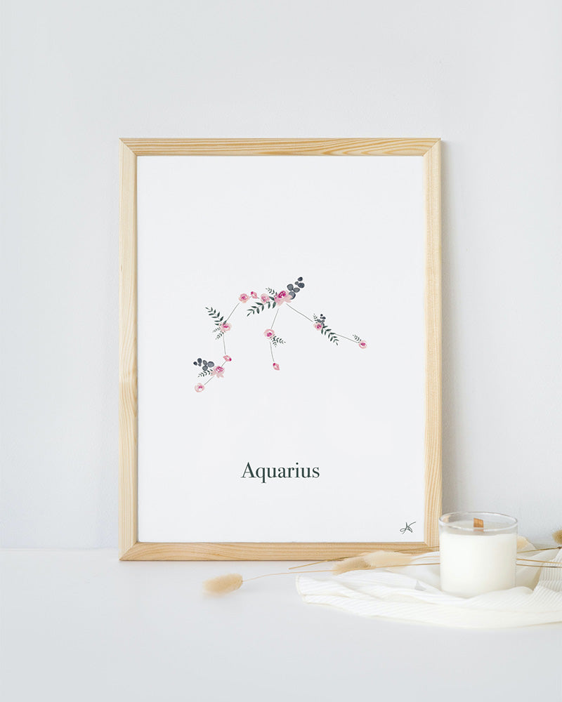 "Aquarius" ♡ Affiche Encadrée