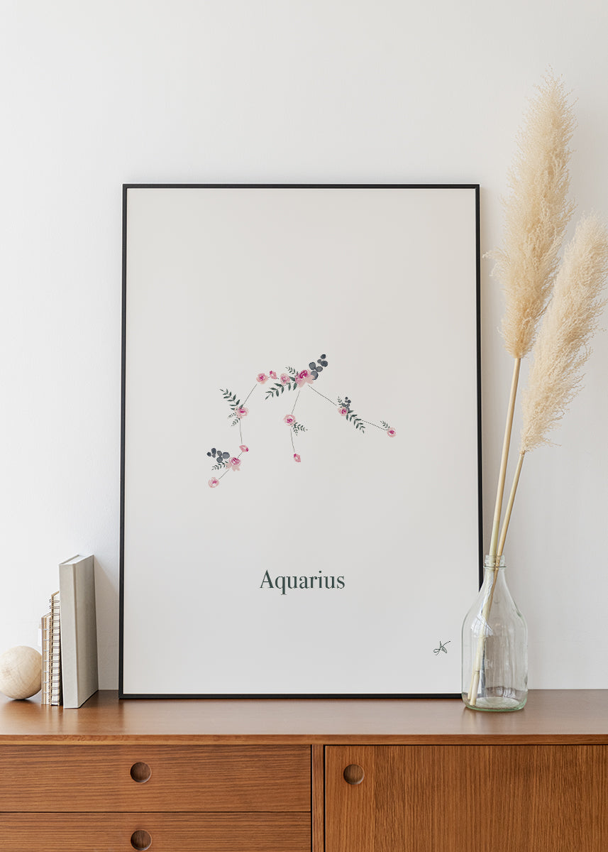 "Aquarius" ♡ Affiche Encadrée