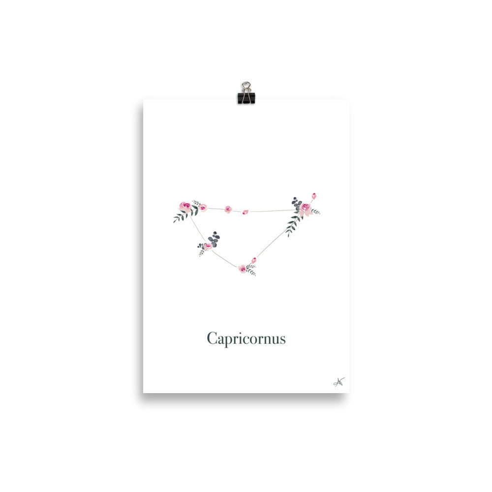 "Capricornus" ♡ Affiche Aquarelle
