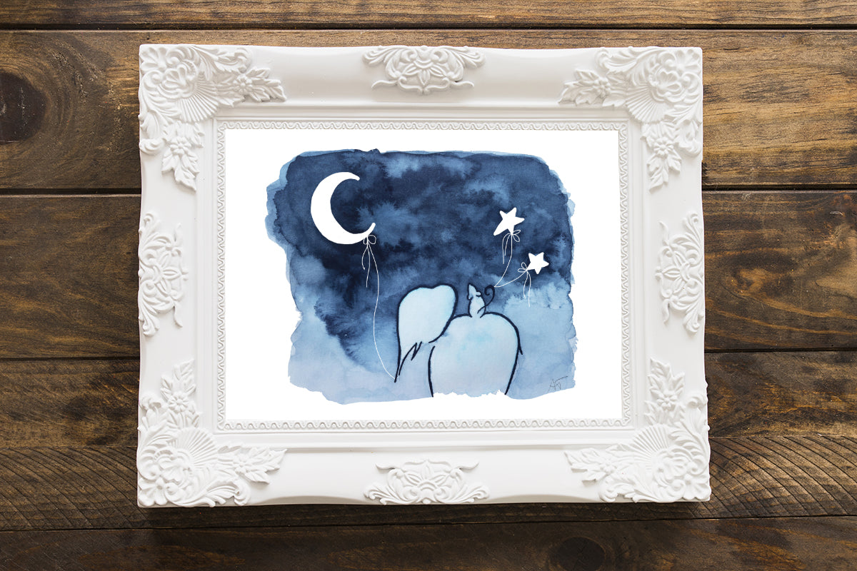 "Marchands de Sable" ♡ Affiche Aquarelle