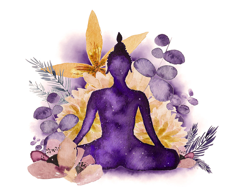 "Samādhi" ♡ Aquarelle Encadrée