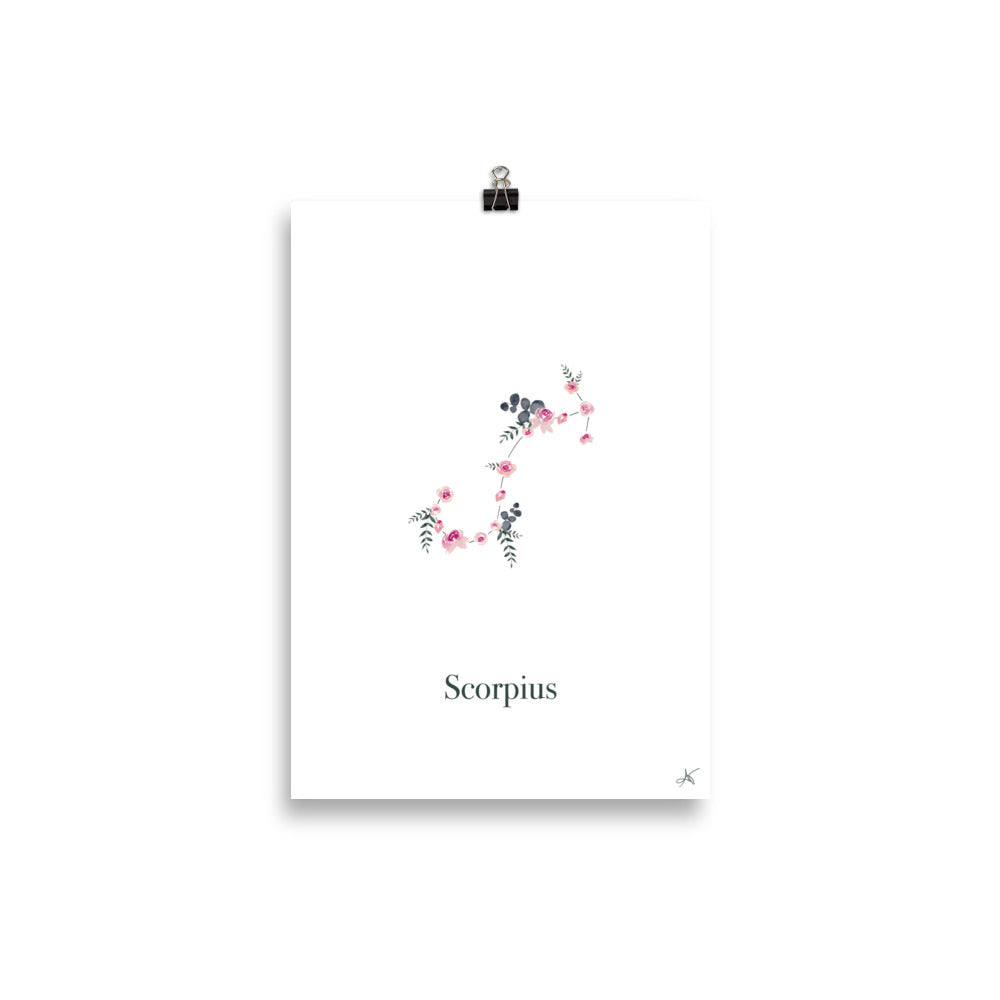 "Scorpius" ♡ Affiche Aquarelle