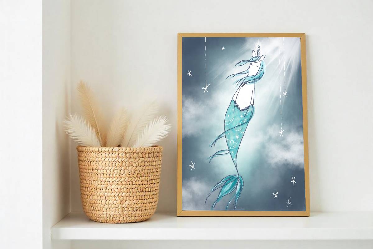 "Vagabonde" - Céleste ♡ Affiche Encadrée