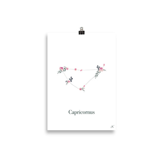 "Capricornus" ♡ Affiche Aquarelle