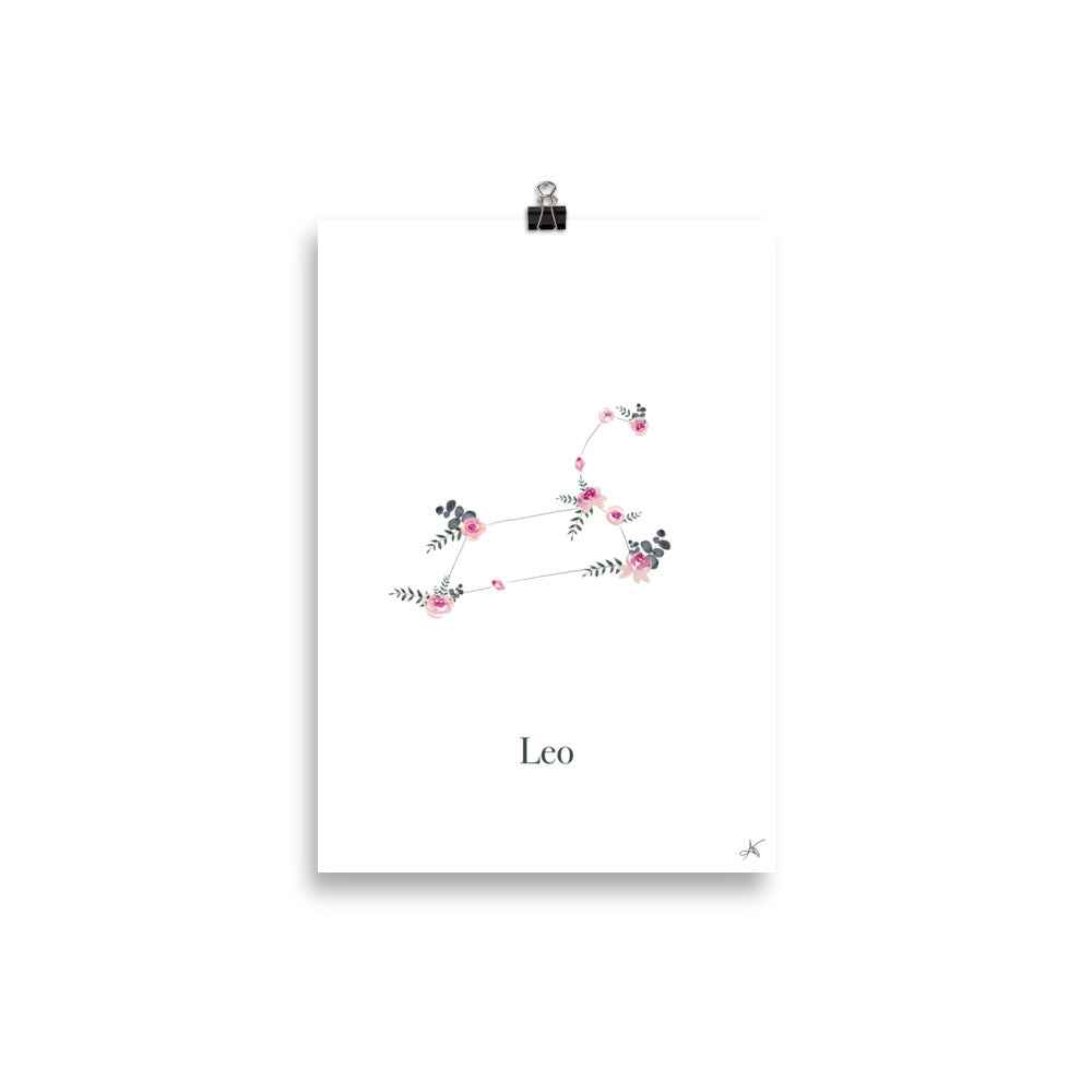 "Leo" ♡ Affiche Aquarelle