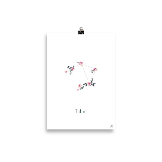 "Libra" ♡ Affiche Aquarelle