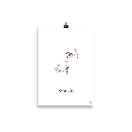 "Scorpius" ♡ Affiche Aquarelle