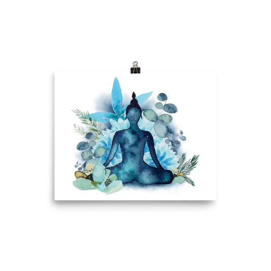 "Vishuddha" ♡ Affiche Aquarelle