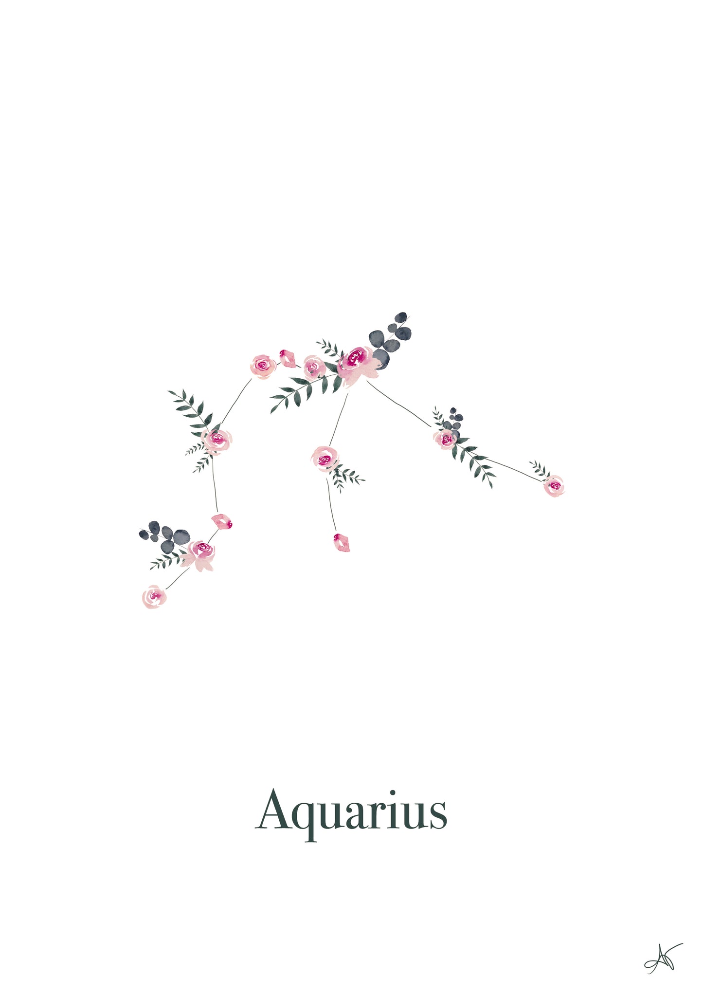 "Aquarius" - Rose - Tote Bag