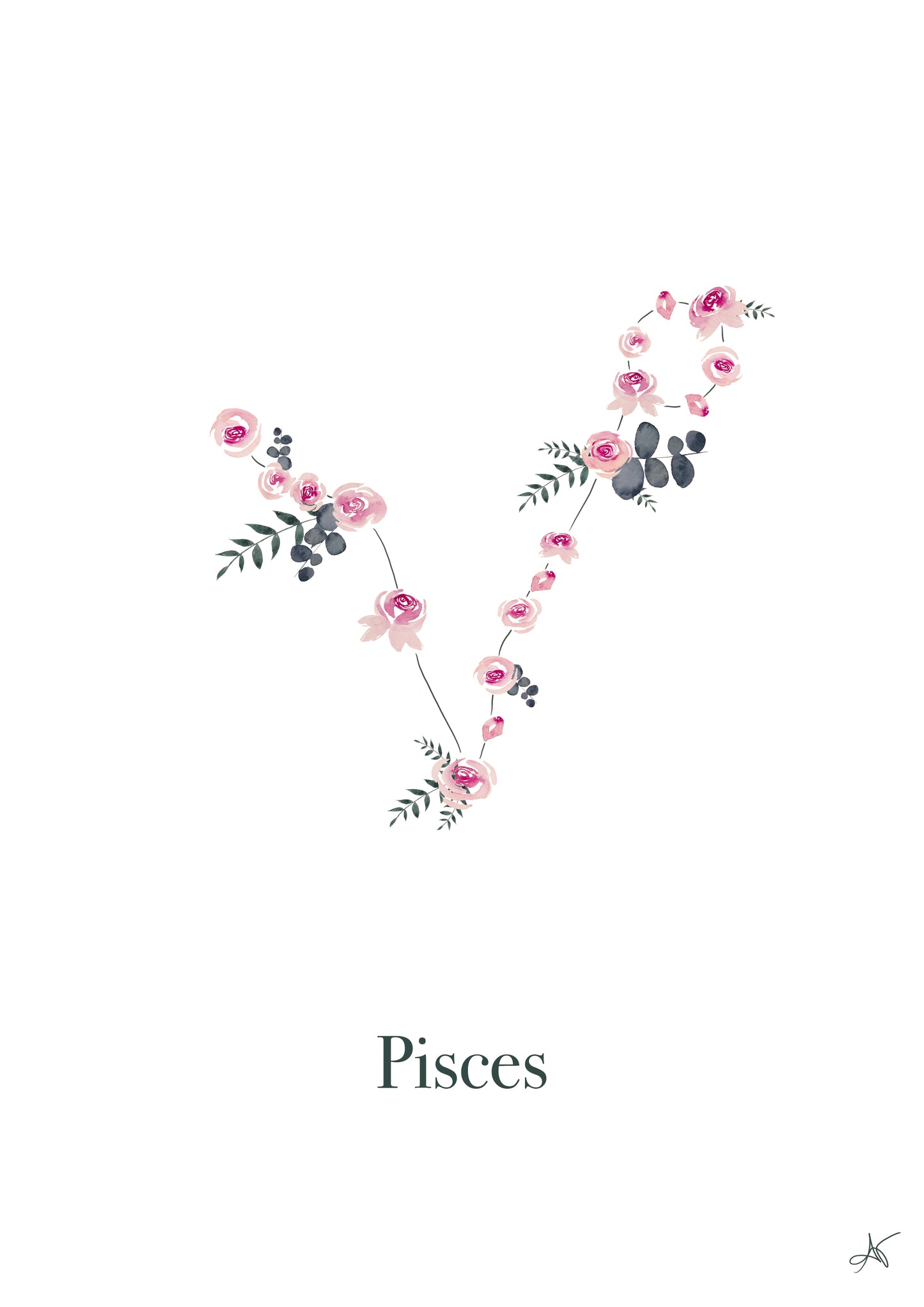 "Pisces" - Rose - Tote Bag