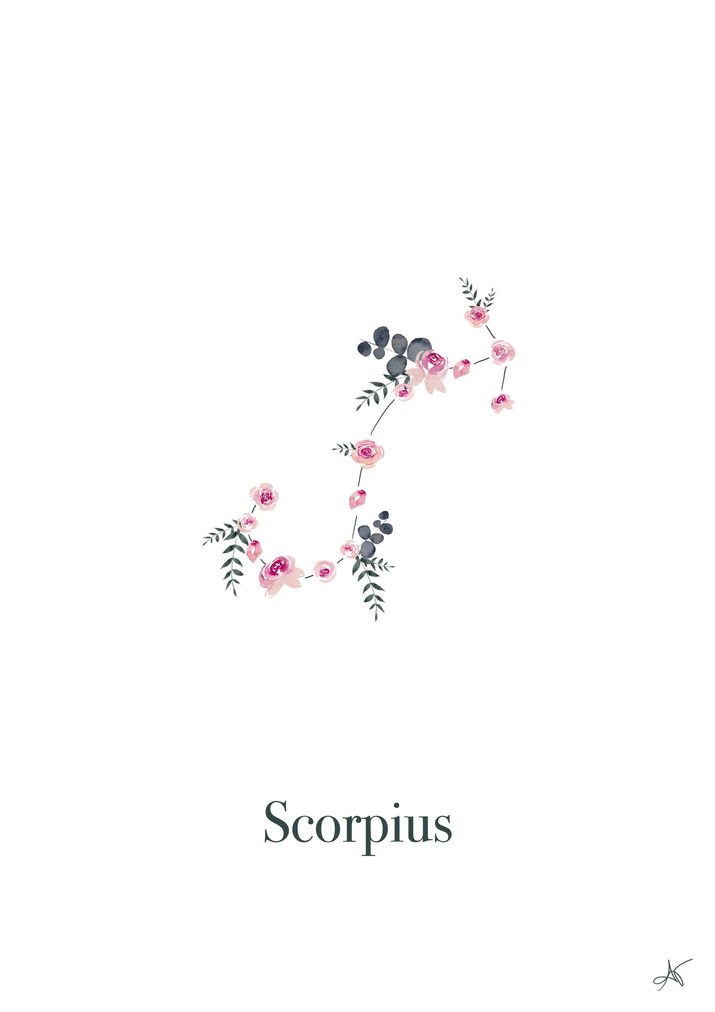 "Scorpius" - Rose - Tote Bag